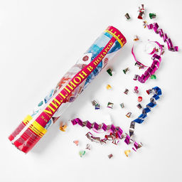 Хлопушка пневматическая Миллион в подарок, рубли, серпантин, бумага - Страна карнавалия фото 4