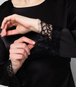 Платье #КТ982 (1), чёрный - Dommod фото 5