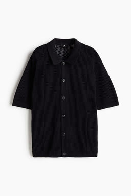 Camisa en punto pointelle Regular Fit - H&m фото 6