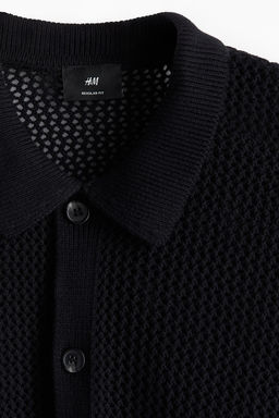 Camisa en punto pointelle Regular Fit - H&m фото 7