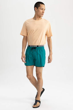 Укороченные шорты для плавания с принтом Andy - Defacto фото 2