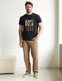 Футболка из премиального хлопка с авторским принтом - Vilatte фото 6