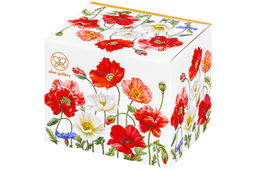 Сахарница 400 мл 15*10*11,5 см Маки + ложка NEW BONE CHINA - Elan gallery фото 8