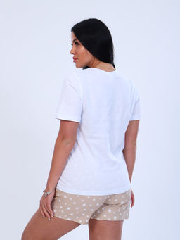 РАСПРОДАЖА Пижама Звездочки_140/бежевый - Ihomelux фото 2