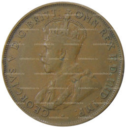 1 пенни 1927 года Австралия