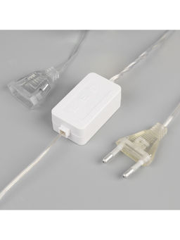 Гирлянда Нить 4.5 м с насадками Цветочные шары, IP20, прозрачная нить, 15 LED, свечение тёплое белое, 220 В - Luazon lighting фото 10