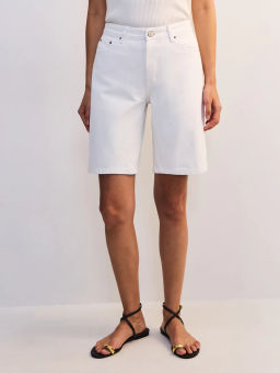 Джинсовые шорты прямые ZR2605092324-1 / Zarina  фото 3