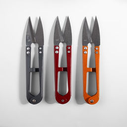 Цена за 12 шт. Ножницы для обрезки ниток, 12.5 см, МИКС