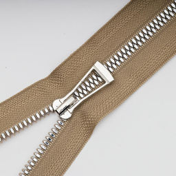 Молния трактор №5 Premium разъем 75см никель D896 серая маслина уп.5шт