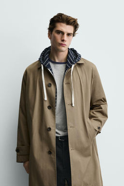 GABARDINA REGULAR FIT WATER REPELLENT / Beige - Zara фото 2