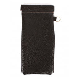 Футляр для очков Croco фо-725 (на пружинке) натуральная кожа коричневый флотер (116) 264190