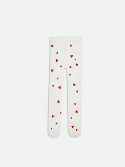 Bask?l? K?z Bebek K?lotlu ?orap