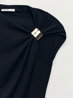 Топ с декоративным узлом / Zarina  фото 9