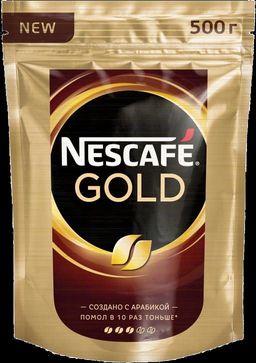 Nescafe. Gold 500 гр. мягкая упаковка