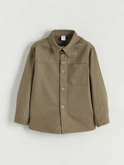 Basic Uzun Kollu Erkek ?ocuk G?mlek ve Pantolon 2li