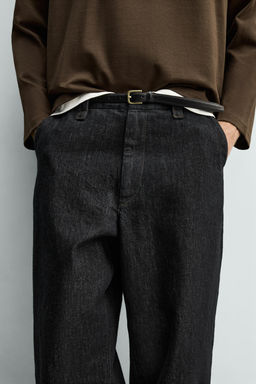 T-SHIRT WITH CONTRAST DOUBLE-LAYER HEMS - Zara фото 13