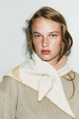 PRINTED KNITTED BANDANNA