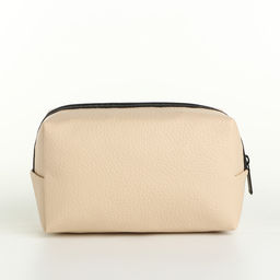 Косметичка на молнии о объёмная, маленькая, бежевая - Simaland фото 2