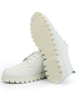 03-PDD161-3 LT. GREEN Полуботинки женские (натуральная кожа)