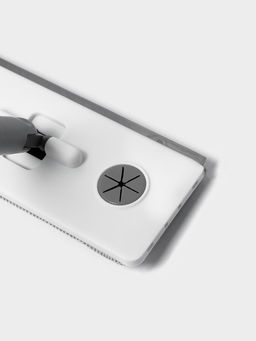 Швабра для стен и окон, со сгоном, стальная ручка, 2 насадки из микрофибры, 20885 см - Simaland фото 9