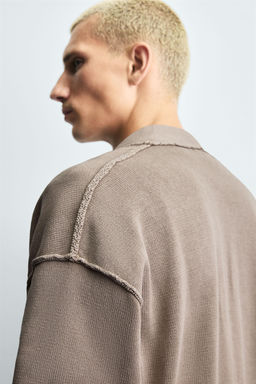 REVERSIBLE CARDIGAN WITH REVERSE EFFECT - Zara фото 6