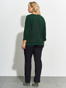Джемпер 0057-8 темно-зеленый - Dora фото 10