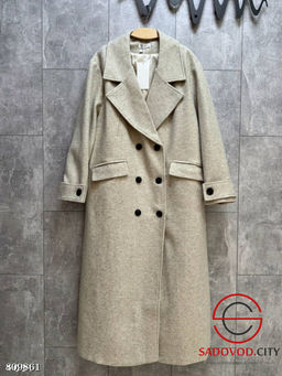 Длинное пальто свободного кроя - Bruno фото 2