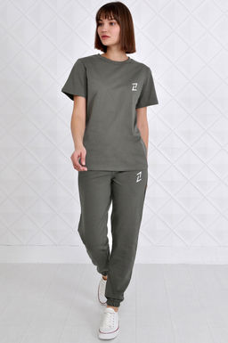 Арт. 2349 Костюм темная олива женский 44-52 (5 шт) Цвет:верх- темная олива, низ- темная олива - Калинка фото 17