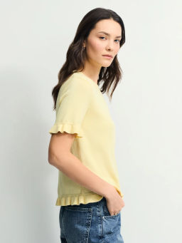 Джемпер с коротким рукавом из вискозы / Zarina