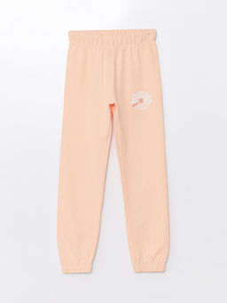 Beli Lastikli Bask?l? K?z ?ocuk Jogger E?ofman Alt?