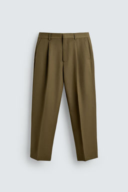 LIMITED EDITION SUIT TROUSERS WITH PLEATS - Zara фото 7