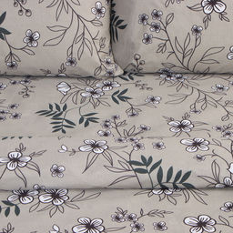 Постельное бельё 2 сп Экономь и Я Spring garden, 173х215см, 175х214см, 50х70см-2шт, микрофибра, 60г/м2  фото 2