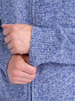 Кардиган мужской GREG G139-RC01 (голубой меланж)  фото 9