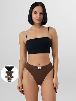 Трусы слипы женские в наборе, 3 шт