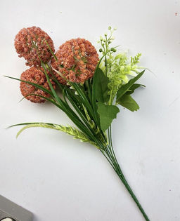 Декоративные растения, цвет оранжевый, 40 см, 8 голов - Aopen фото 3