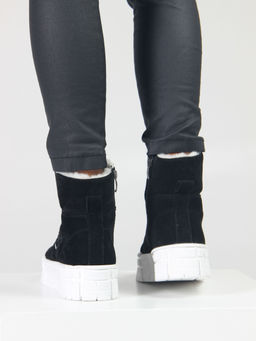 Ботинки 216.212131w. черный замша/Шерсть