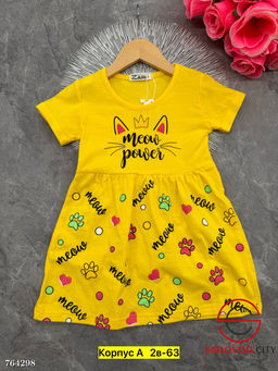 Детское платье летнее с принтом