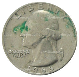 25 центов (1/4 доллара) 1966 года США