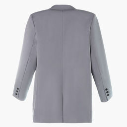 Пиджак женский двубортный MIST plus-size, размер 58, серо-голубой
