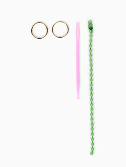 Цена за 2 шт. Брелок из фетра «Зайка», набор для творчества