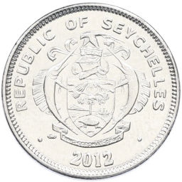 Монета 25 центов 2012 года Сейшелы