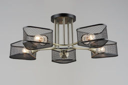 Люстра Лофт FS-000688-5BK