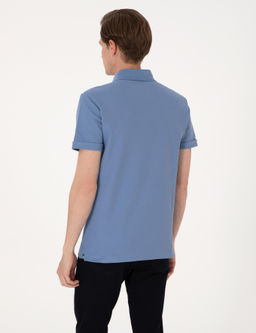 Mavi Slim Fit %100 Pamuk K_vr_lmaz Amerikan Pike Polo Yaka Basic Ti__rt - Pierre cardin фото 12