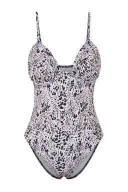 Trendyolmilla Soyut Desenli Balkonet Regular Mayo TBESS25MA00115  фото 5