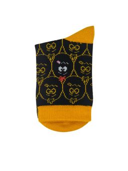 OMSA kids Calzino 21P74 (мордочки) - Nero/Giallo  фото 2