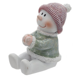 Фигурка декоративная "Снеговик", L2,5 W5 H4,5 см, 2в.