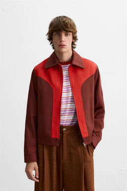COLOUR BLOCK JACKET X HARRY LAMBERT - Zara фото 2
