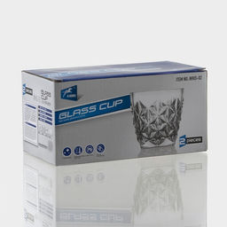 Стаканы для виски «Рокс», 350 мл, 9.6×9 см, набор 2 шт., стекло, прозрачные