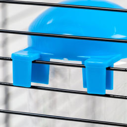 Поилка для клетки, 400 мл, 9620 см, голубая - Пижон фото 7