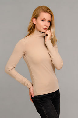 Арт.12803/5 Водолазка женская 42-50 (5 шт) Цвет:бежевый